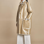 impermeabile profilato AW22MO1-COL LY93 BEIGE martin grant 