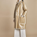 impermeabile profilato AW22MO1-COL LY93 BEIGE martin grant 