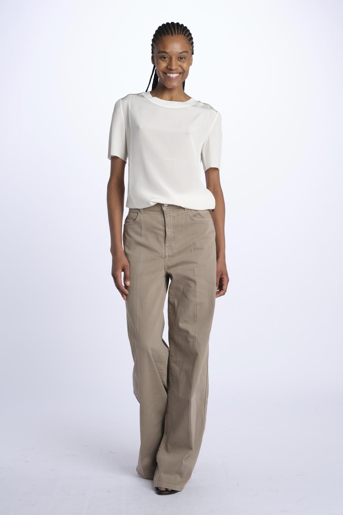 RUBIN seta bordo maglia JF005849 IVORY joseph 