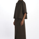 Maglia scollo v dietro HESSE1390 MOSS studio nicholson 