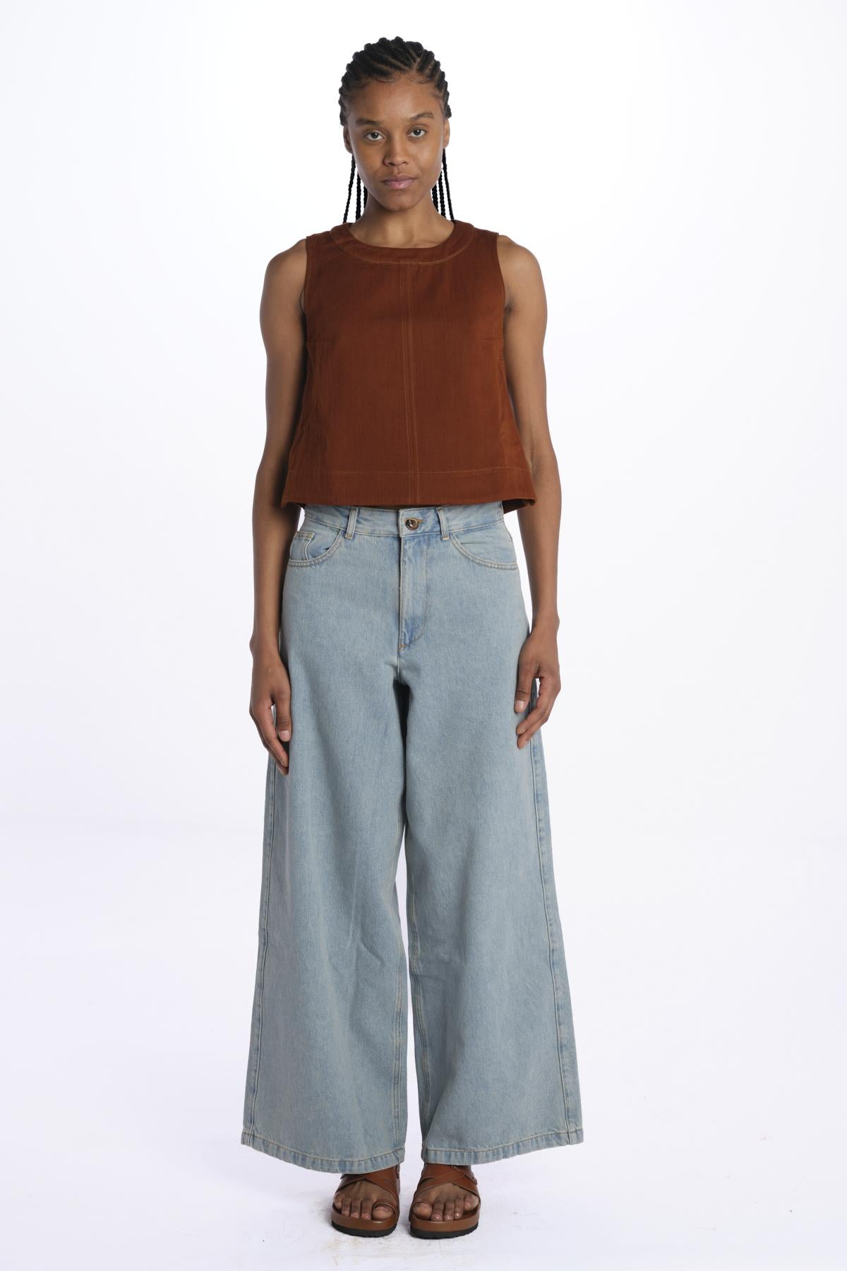 PAMPA top gabardina CHE1006PAMPA MAR1822S soeur 