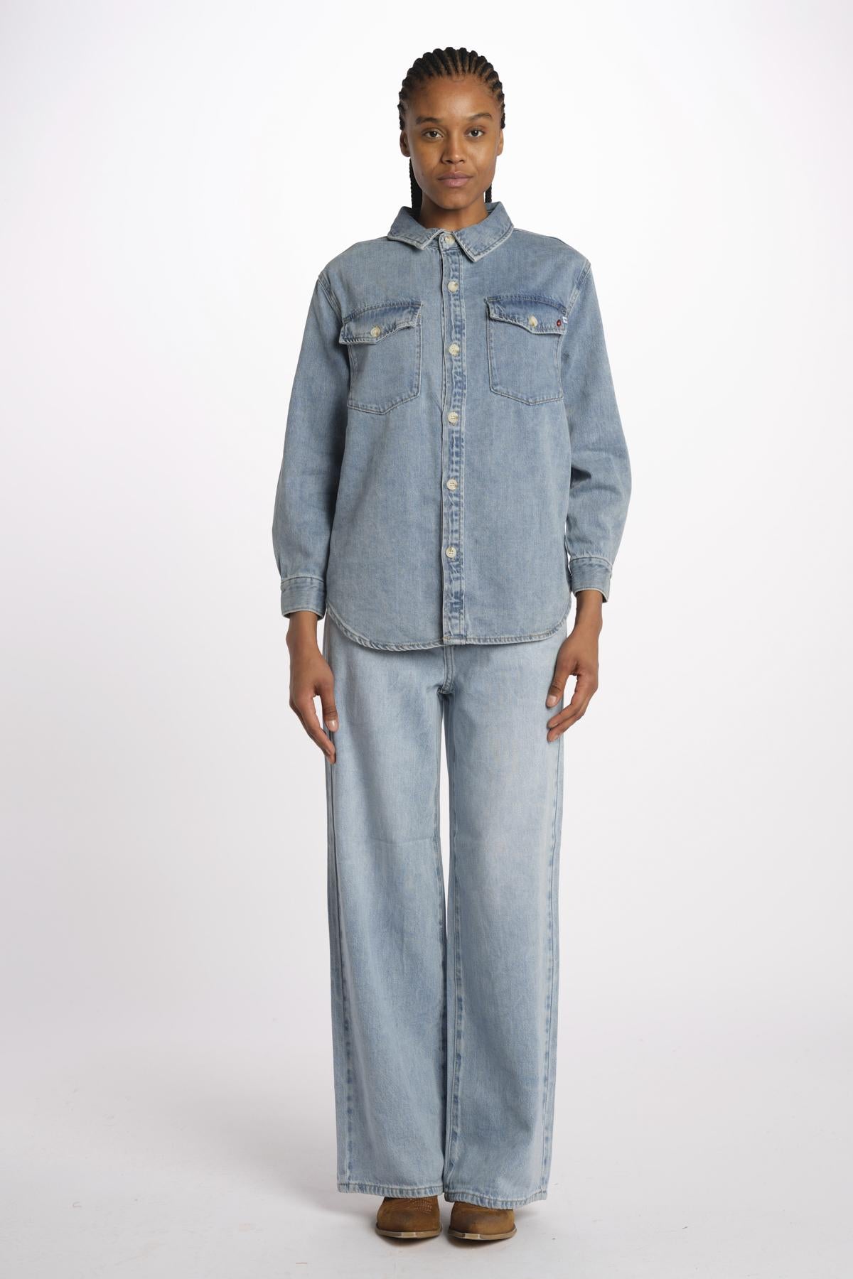 STELLA chemise jeans ls 18 ov by fam. STELLA BLUE fam 
