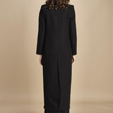 cappotto lungo smoking JIL ANN  IO1100X9049 BK999 ivy oak 