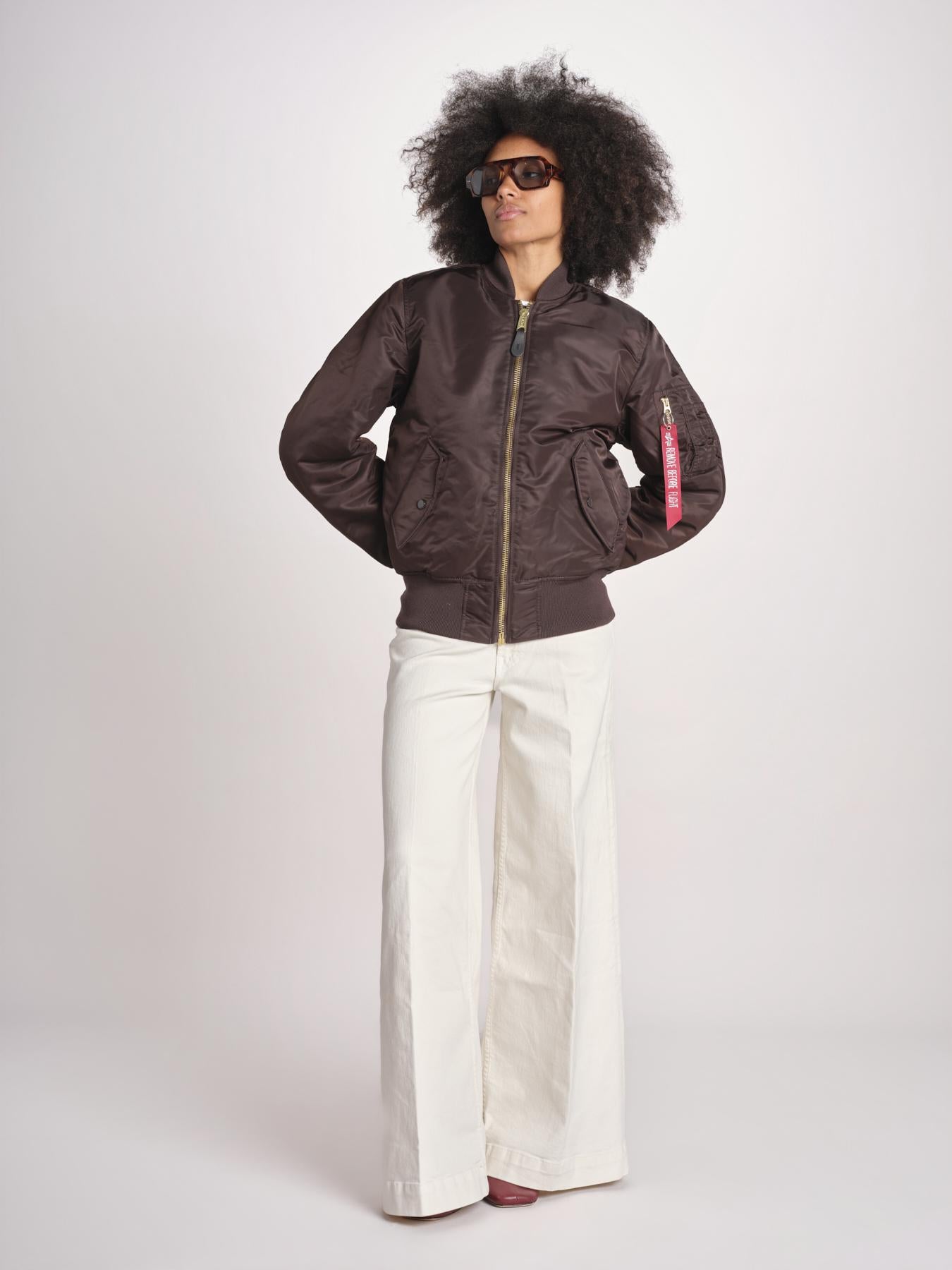 bomber basic SS100101 696 HUNTER BROWN alpha 