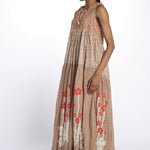 Abito s/m fiori piazzati Maxi Hippydress Sleeveless MHS TD1 CR1 yvonne s. 