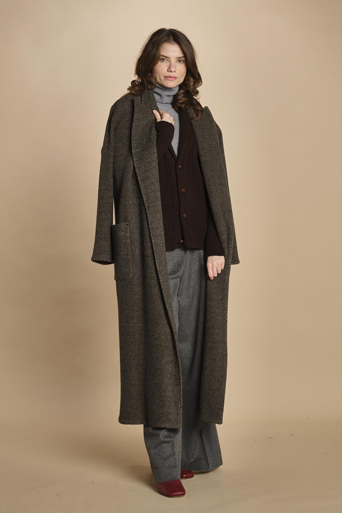 cardigan collo a scialle D251016S 220036 T.MORO milaura 