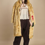 camicia con inserti in pizzo BERRY GARDEN 339854 CREAM farm rio 