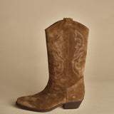 Texano CLAURYS camoscio alto. CLAURYS MARRON ba&sh 