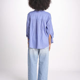 camicia righine over VT6406 LILAC zen ethic 
