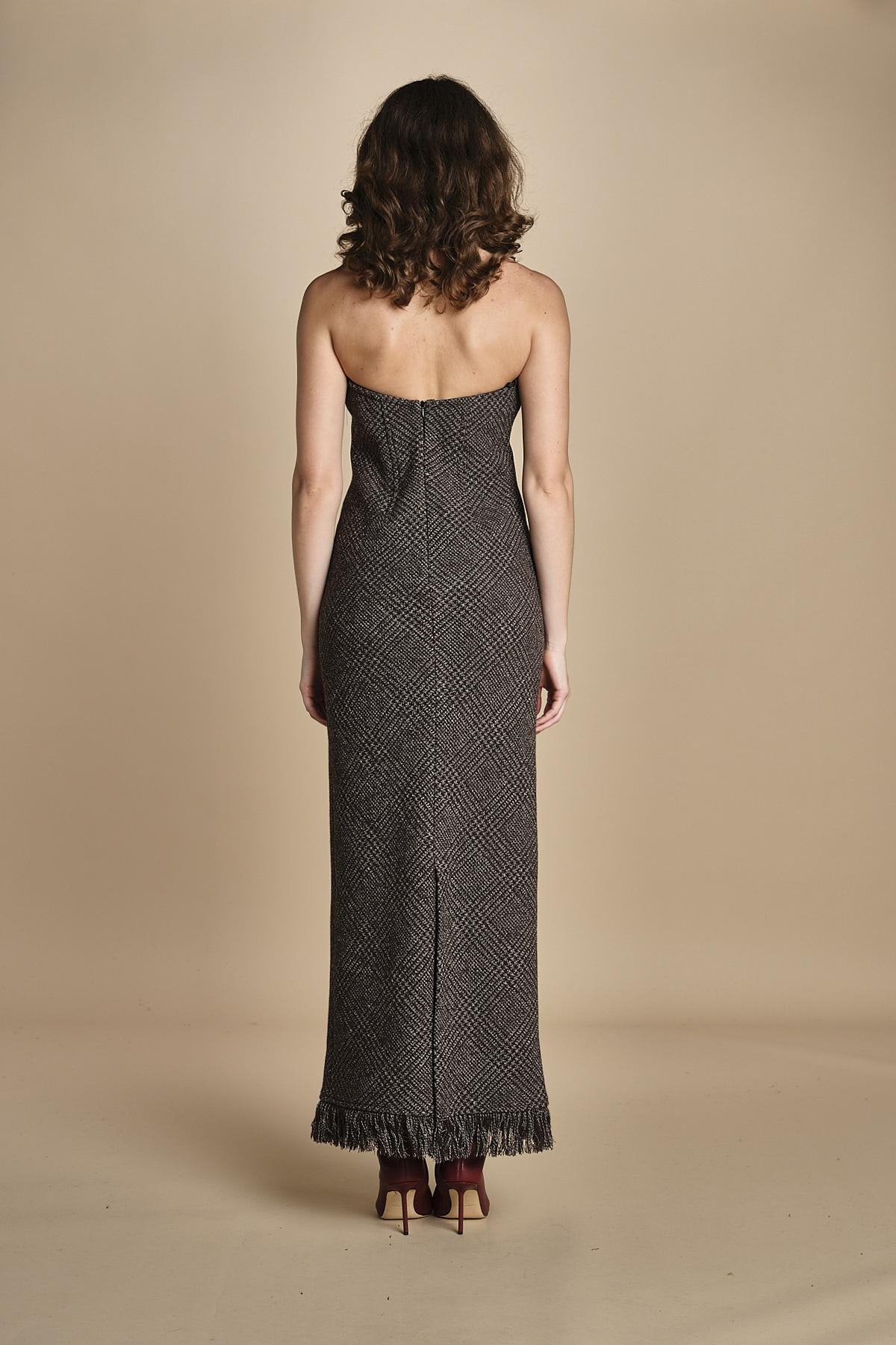 abito lungo in galles ADELE DRESS CHECKS 083 herskind 