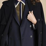 camicia con collo e polsi a contrasto CR_3069T OLIVE bodice 