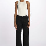 Denim LINDY combo stretto cropped LINDY BLACK true avenue 