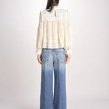 camicia in pizzo 084 CREAM sea ny 