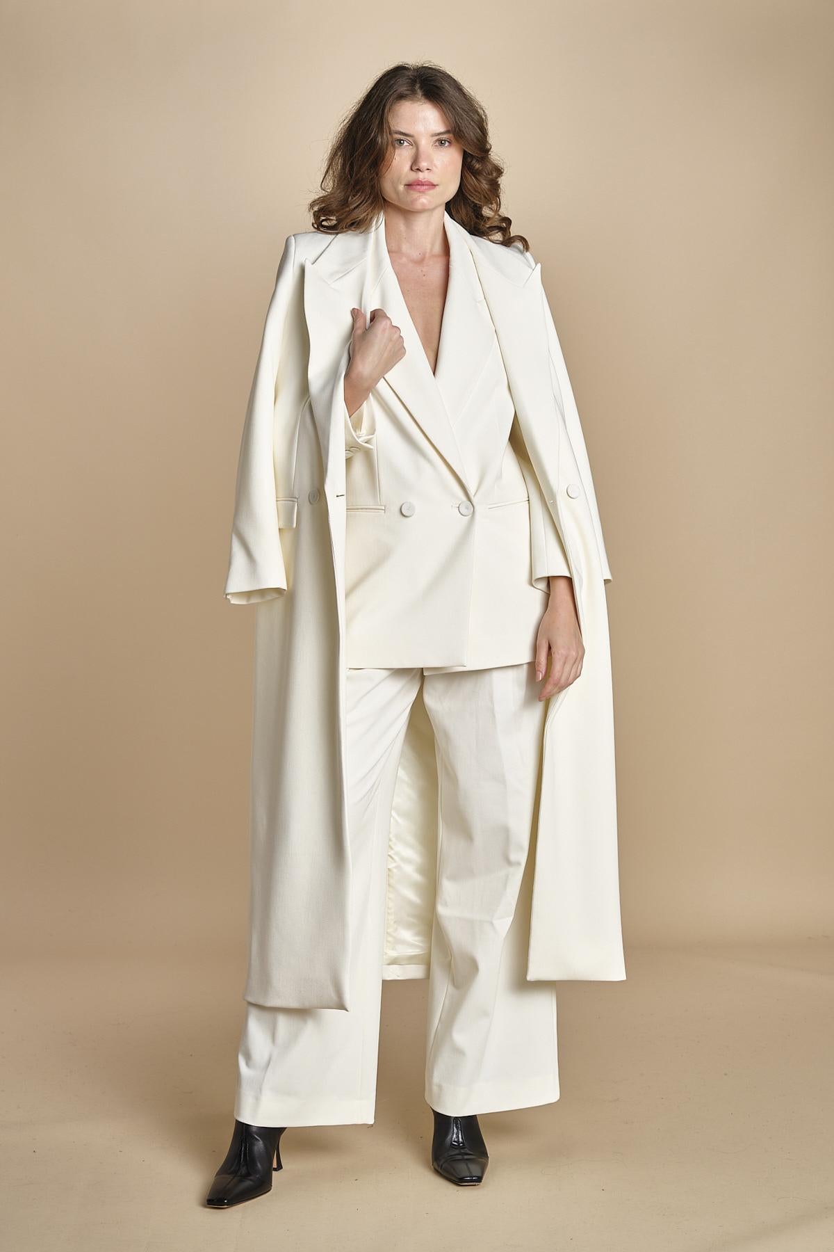 giacca smoking JIL IO1100X9048 WH011 ivy oak 