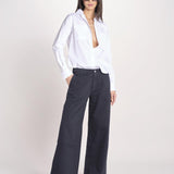 pantalone 5 tasche PIA CONFORTBULL NAVY BLUE true avenue 