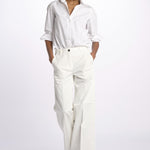 Pantalone NADIA co/ stretch NADIA NAC120 P01 BIANCO nine in the morning 