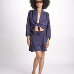 camicia con nodo MARIABL ENCRE laraethnics 