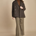 pantalone cropped con risvolto MELODIA 652923 19 quelledue 