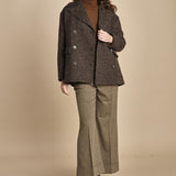 pantalone cropped con risvolto MELODIA 652923 19 quelledue 