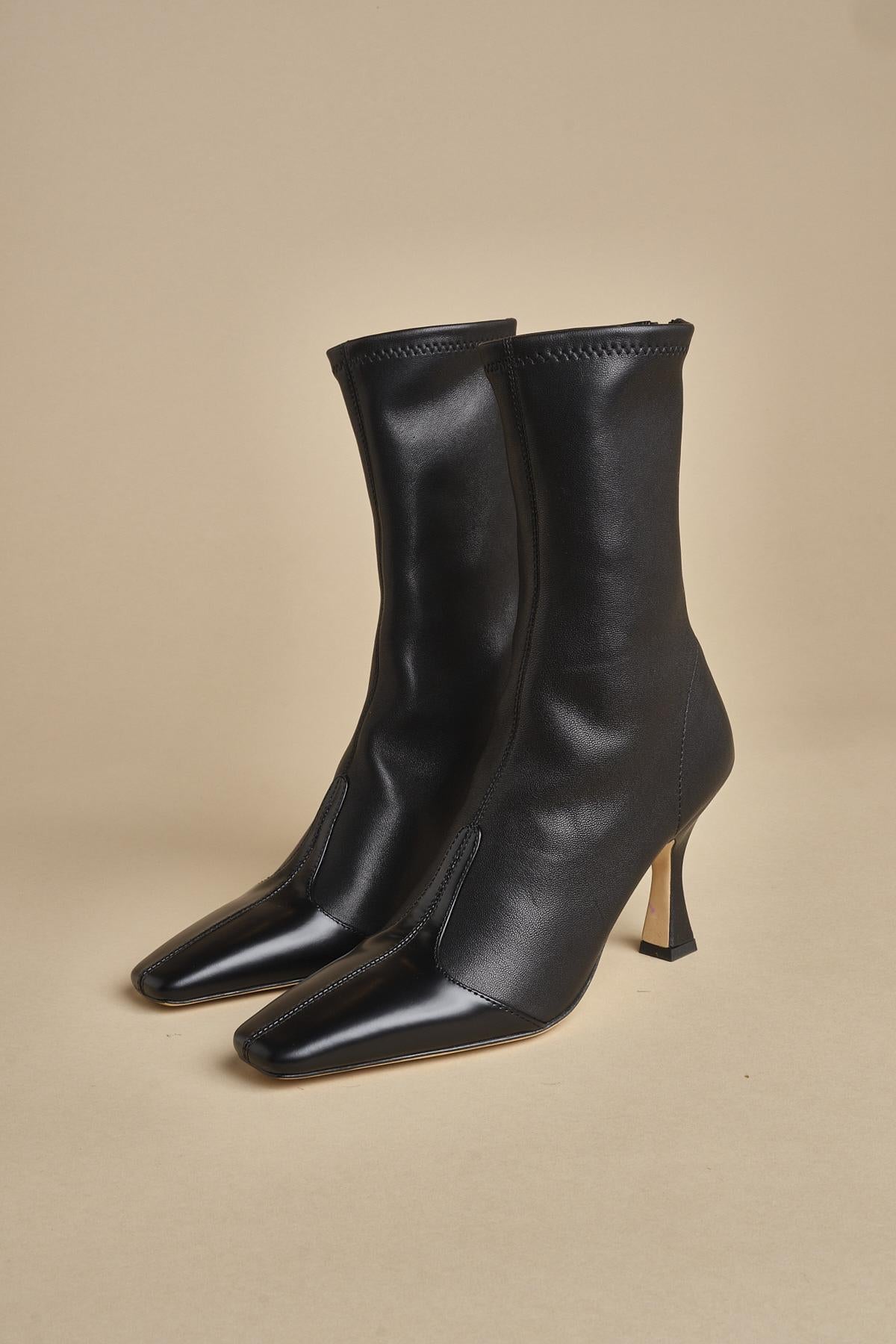 stivaletto in pelle MAVERIK ANKLE F770CFS BLK studio AMELIA 