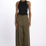 Pantalone lungo NEBBIE 2515131121600 002VERDEKAKI weekend maxmara 