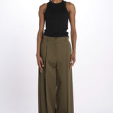 Pantalone lungo NEBBIE 2515131121600 002VERDEKAKI weekend maxmara 
