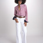 camicia a righe con collo guru MICA5630 BB milaura 