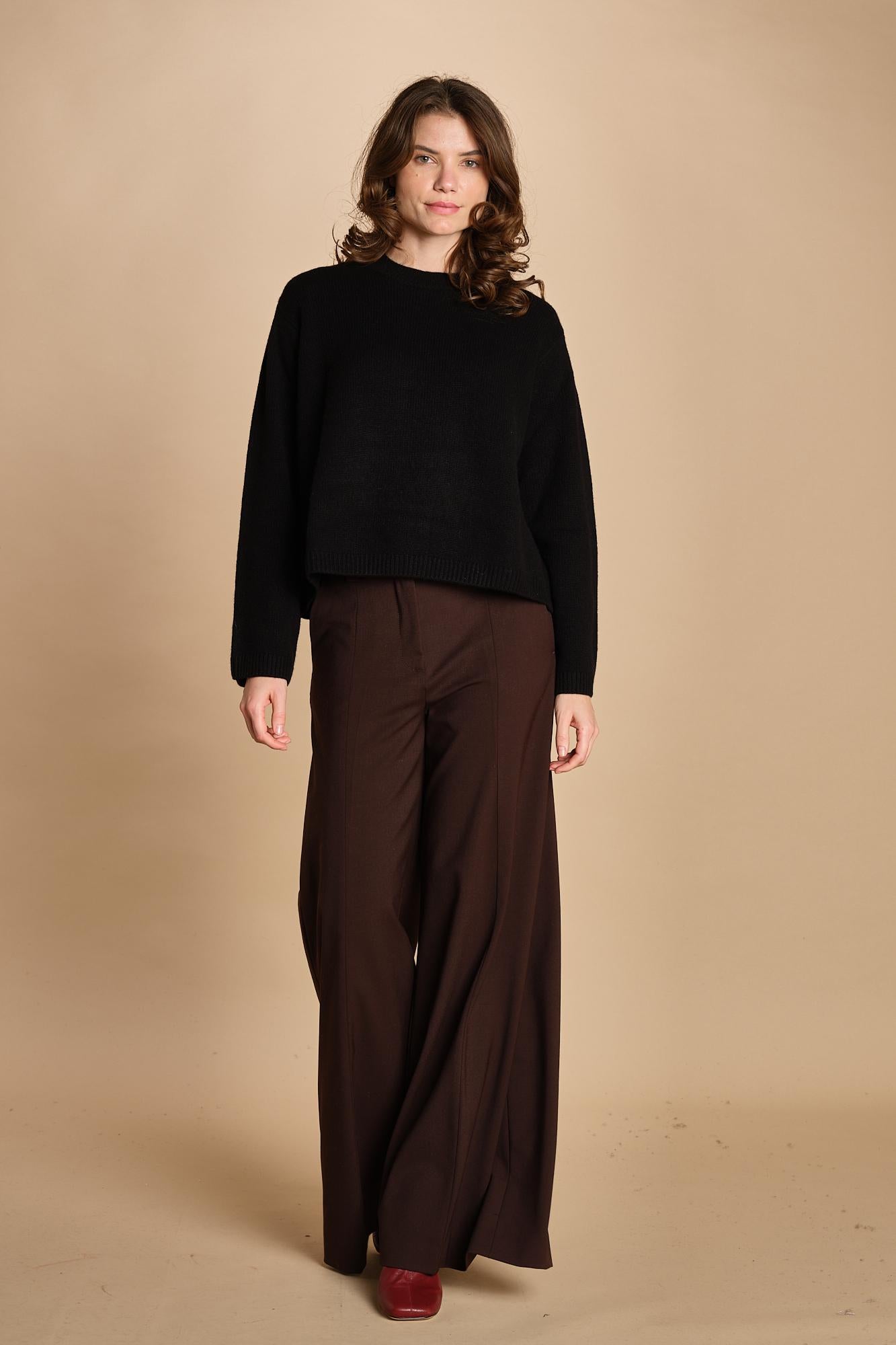 girocollo rasato MIL13BIS z3613s NERO milaura 