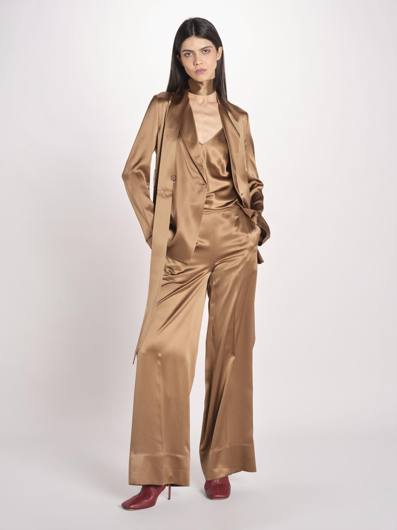 top in seta JF009634 CINNAMON 0605 joseph 