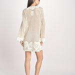 tunica in crochet MALYN TUNIC 736 CREAM sea ny 