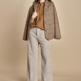 camicia texana TOLEDO-0171T COFFEE fortela 