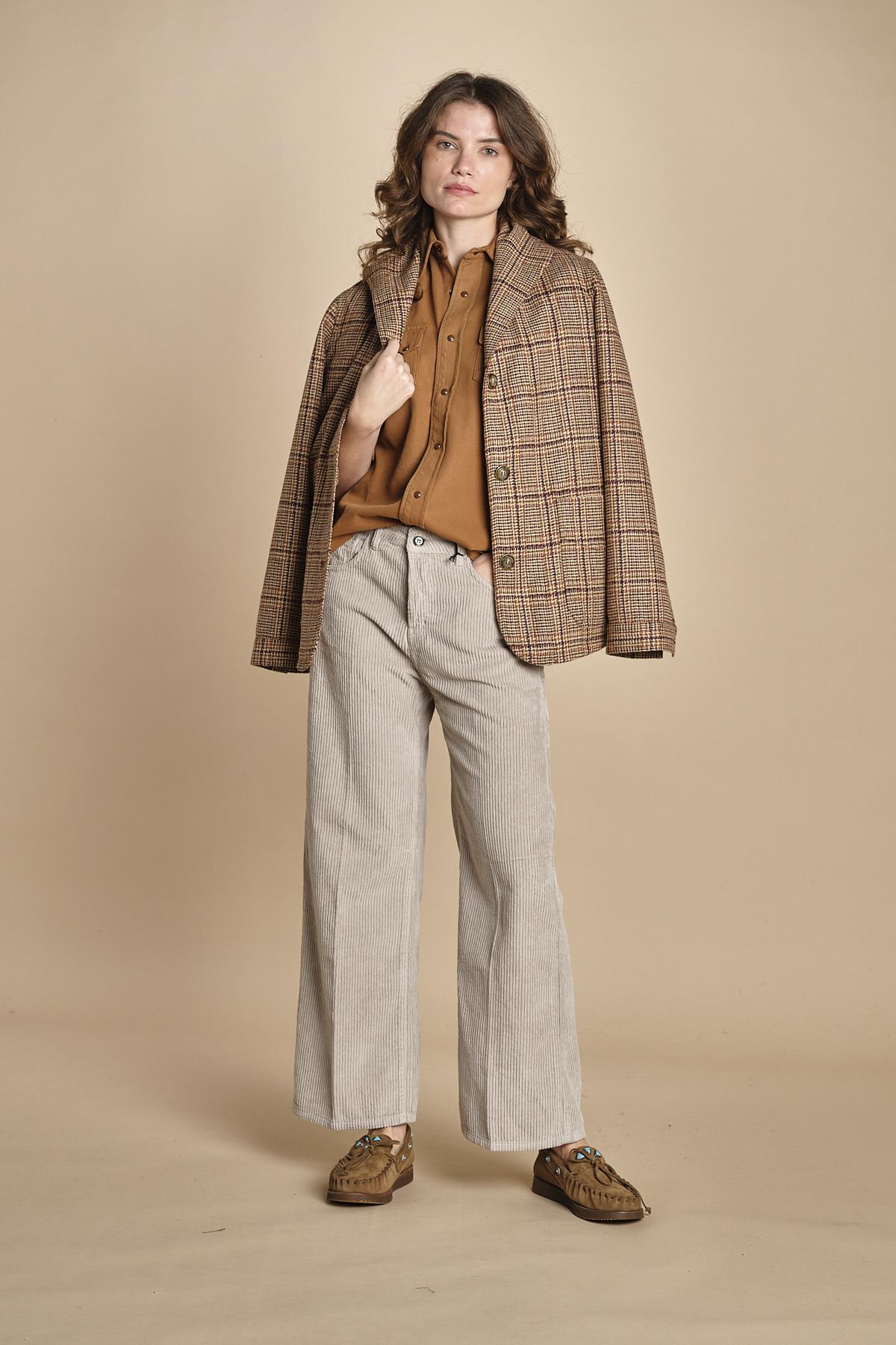 camicia texana TOLEDO-0171T COFFEE fortela 