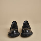 mocassino liscio 159 BLACK adieu 
