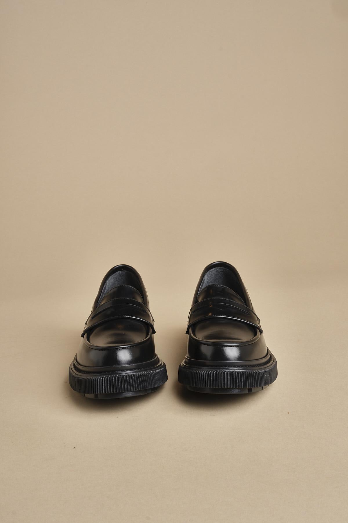 mocassino liscio 159 BLACK adieu 