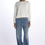 T-shirt felpa m/l WSW02 WHITE merz b 