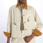 giacca workwear con ricami 179535 U111 scotch&soda 
