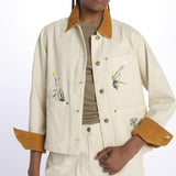 giacca workwear con ricami 179535 U111 scotch&soda 