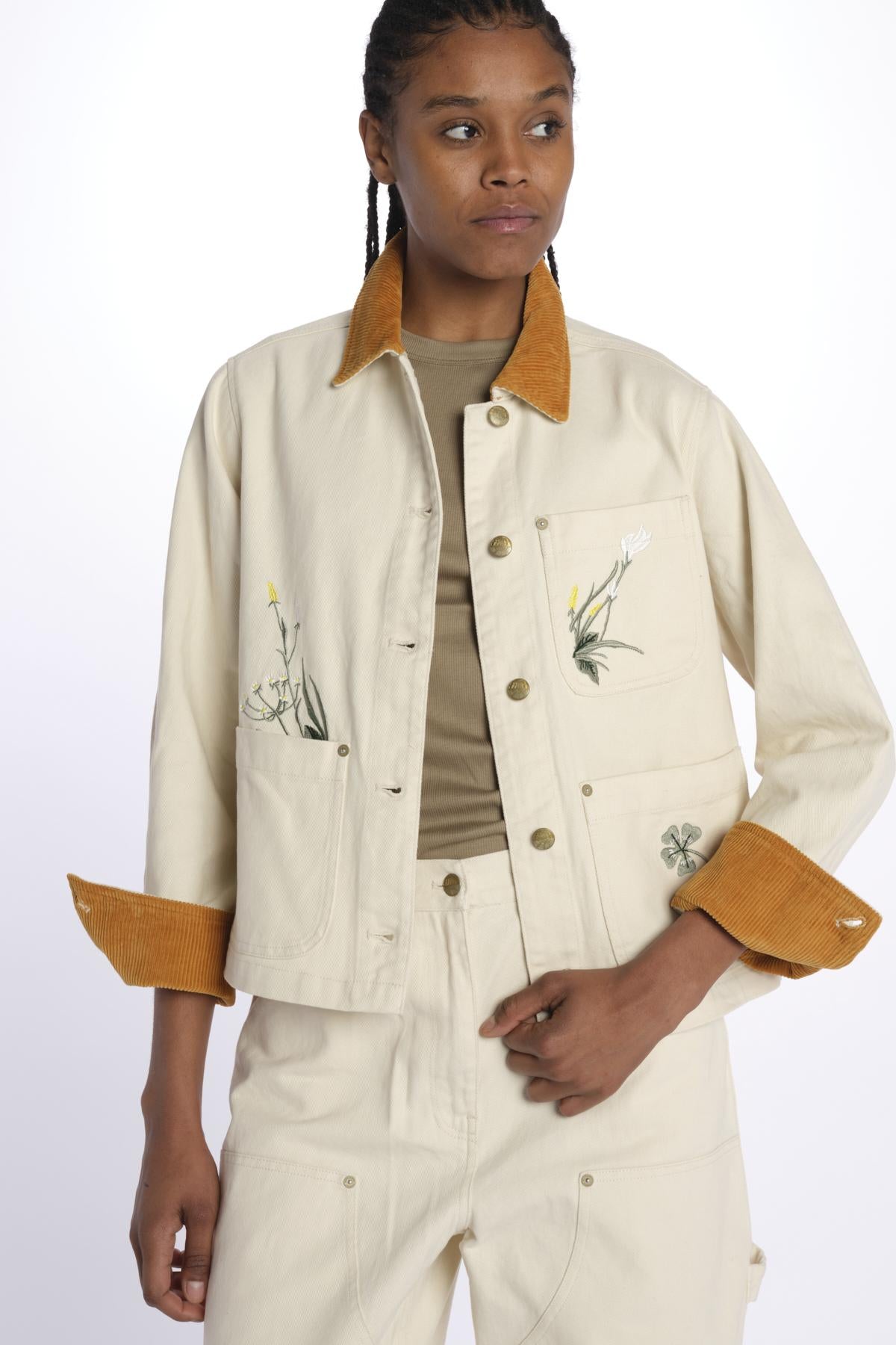 giacca workwear con ricami 179535 U111 scotch&soda 