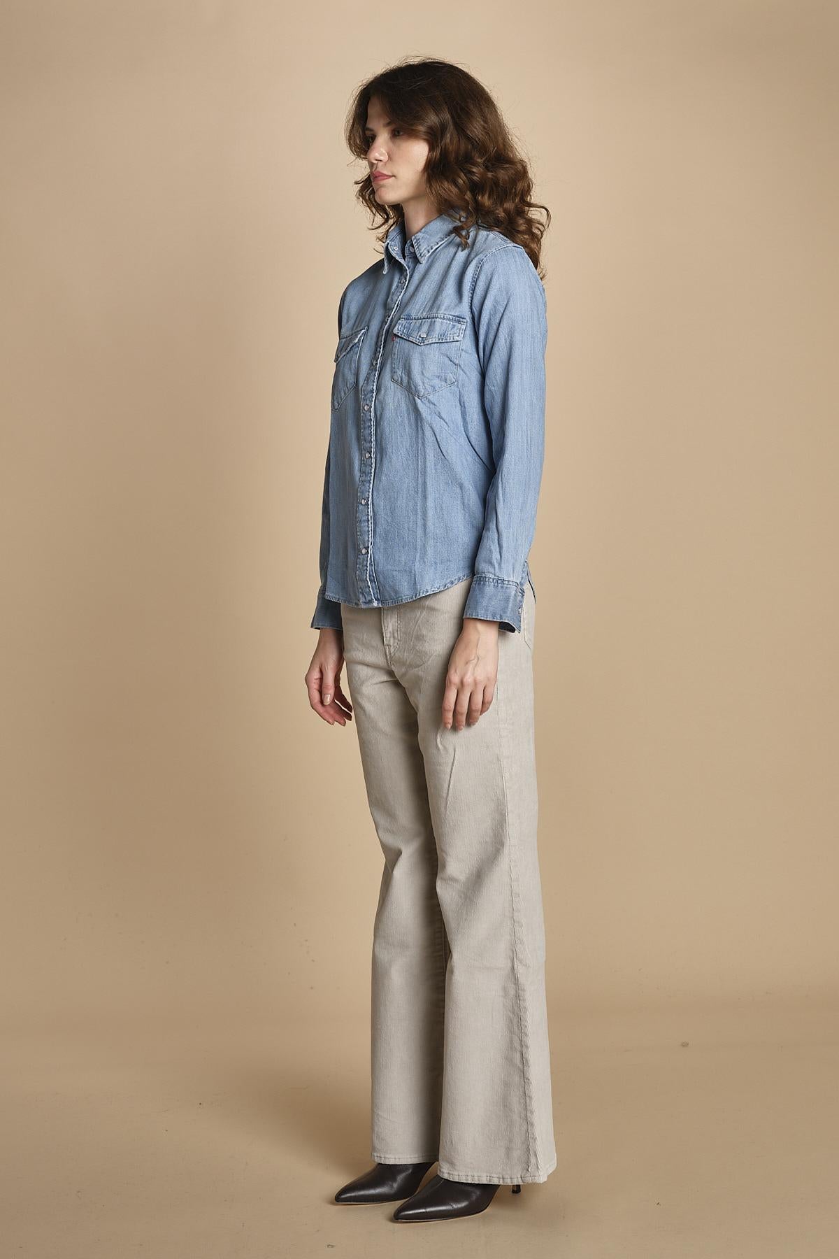 camicia in denim ICONIC WESTERN 16786 0018 levi's 