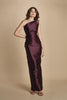 maxidress in taffetà