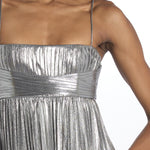 ZINNIA abito plissè FW24 9674 ALUM retrofete 