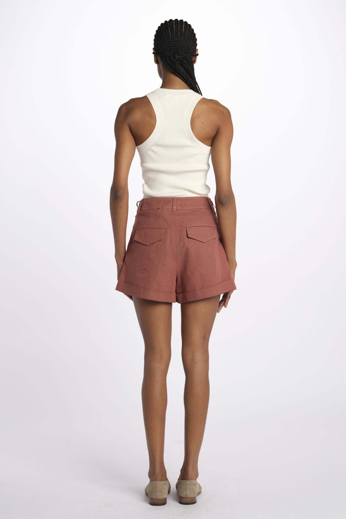 Shorts ENOA con tasche ENOA TERRACOTTA vanessa bruno 