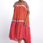 Abito m/c 3 colori Wind dress long WL INDIA RED yvonne s. 
