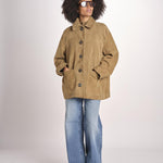 giacca in camoscio BLS0629VINCENZO SABLE ECR 4126S soeur 