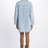 Mini abito THE SHIRT DRESS denim WP25DDR002 ETTIE frame 