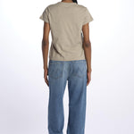 T-shirt girocollo m/c basic WSCT20 GREIGE merz b 