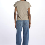 T-shirt girocollo m/c basic WSCT20 GREIGE merz b 