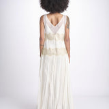 abito lungo con pizzo DOMENICA IVORY mes demoiselles 