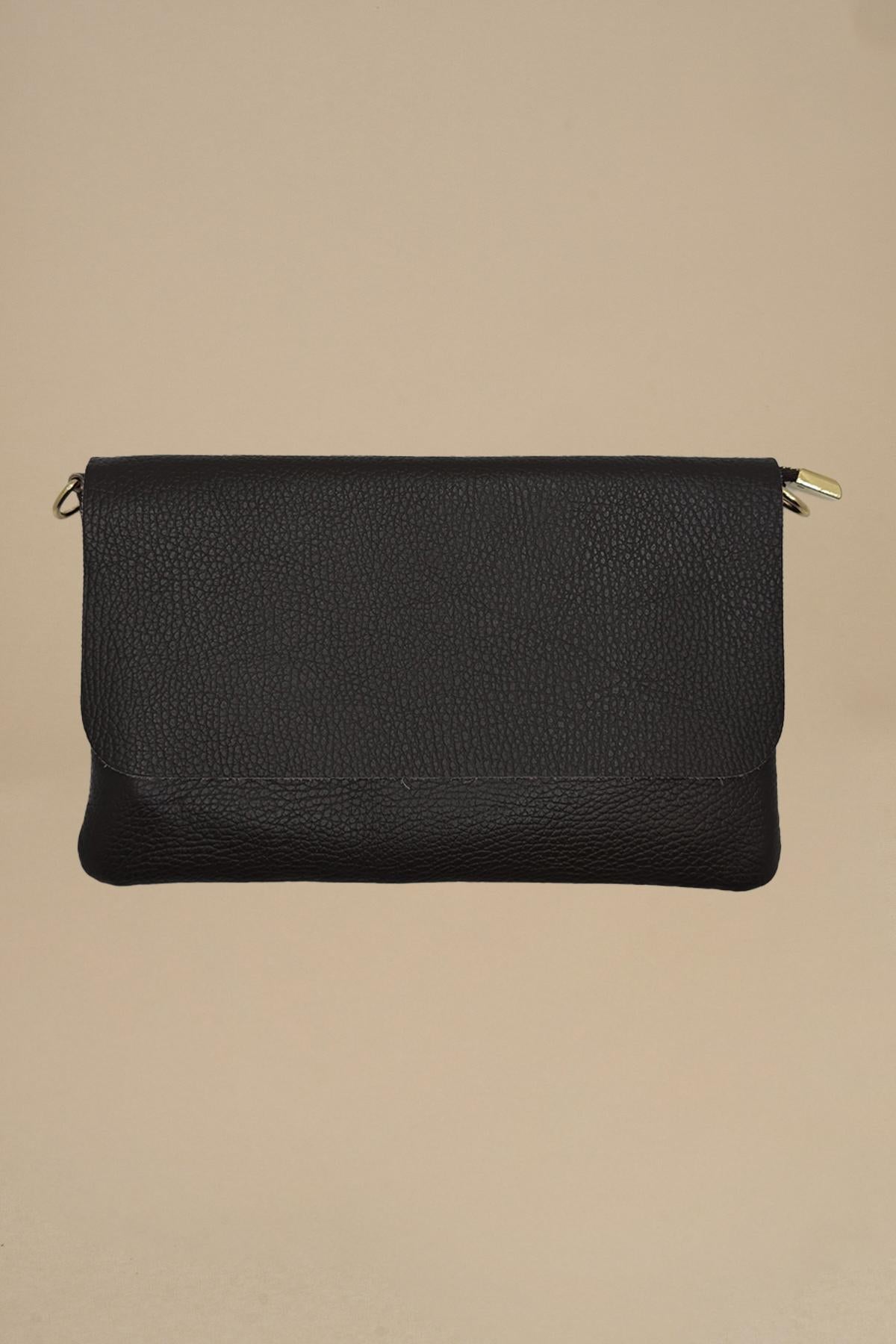 pochette in pelle con tracolla MINI SALLY BS0410 D28NERO borse 