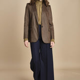 pantalone over con nervature in gabardine ORIANA 540339 15 quelledue 